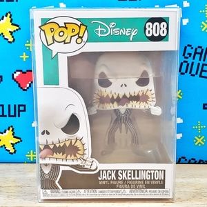 Funko PoP Nightmare Before Christmas Jack Skellington #808 Vinyl + Protector NIB